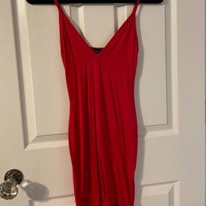 Red Tank Top Dress